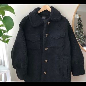 plush and cozy teddy coat!